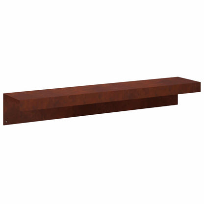 Garden Cover Profile 10 pcs 100 x 20 x 15 cm Weathering Steel