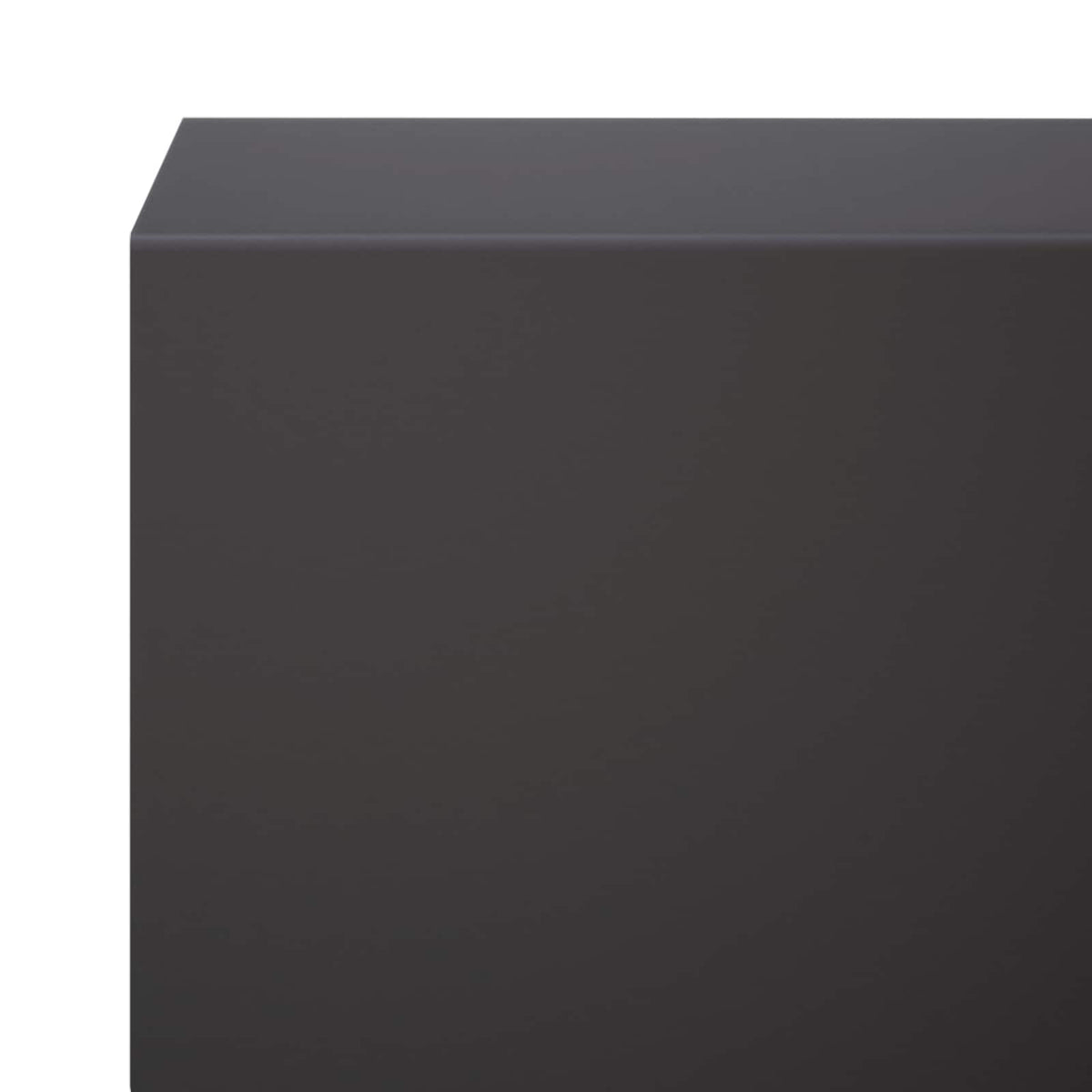 Garden Cover Profile 2 pcs 100 x 5 x 5 cm Steel Black