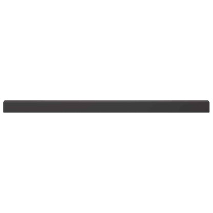 Garden Cover Profile 20 pcs 100 x 5 x 5 cm Steel Black