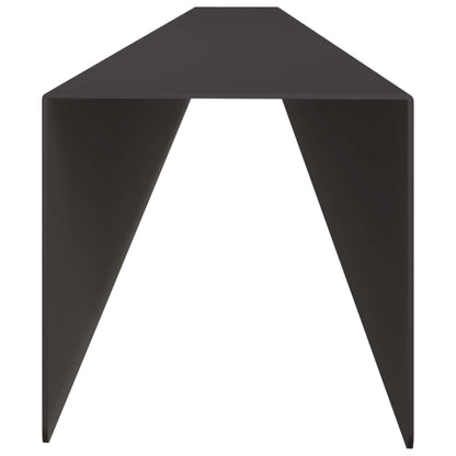 Garden Cover Profile 20 pcs 100 x 5 x 5 cm Steel Black