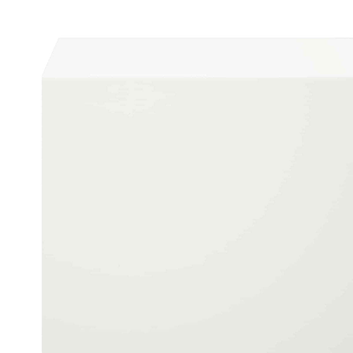 Garden Cover Profile 2 pcs 100 x 5 x 5 cm Steel White