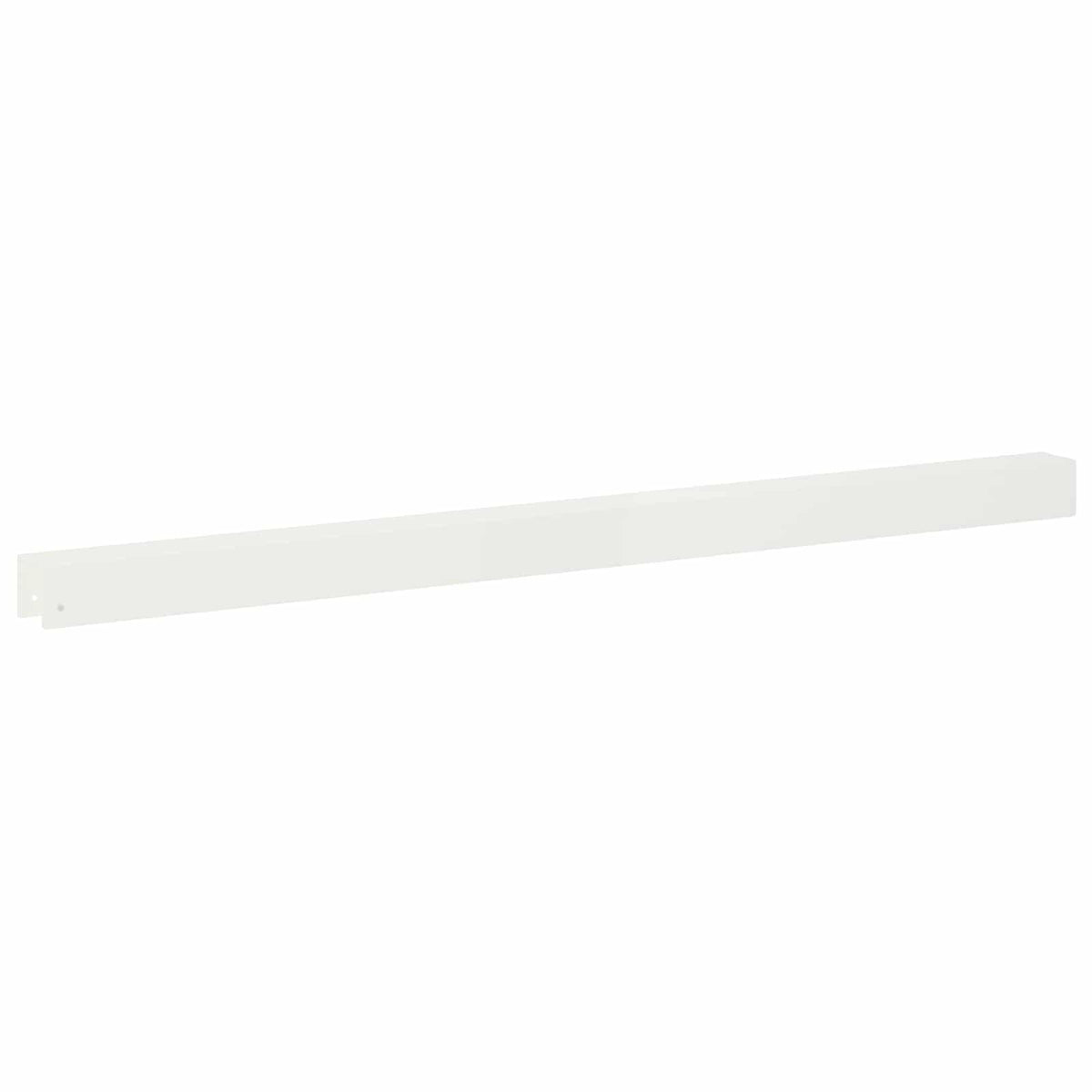Garden Cover Profile 2 pcs 100 x 5 x 5 cm Steel White