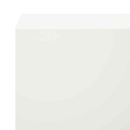 Garden Cover Profile 10 pcs 100 x 5 x 5 cm Steel White