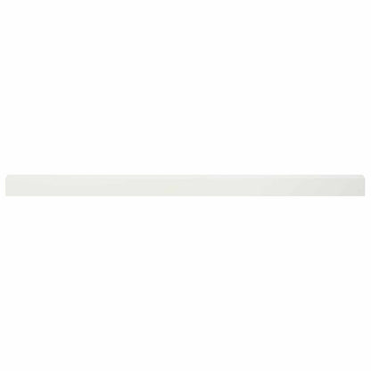 Garden Cover Profile 10 pcs 100 x 5 x 5 cm Steel White