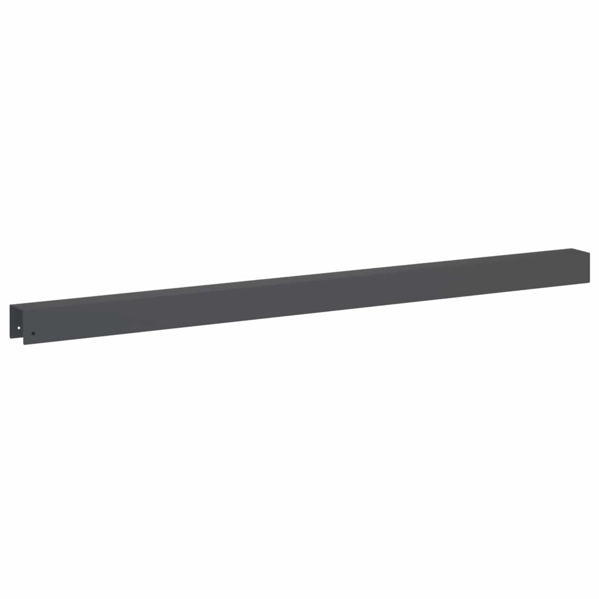 Garden Cover Profile 2 pcs 100 x 5 x 5 cm Steel Anthracite