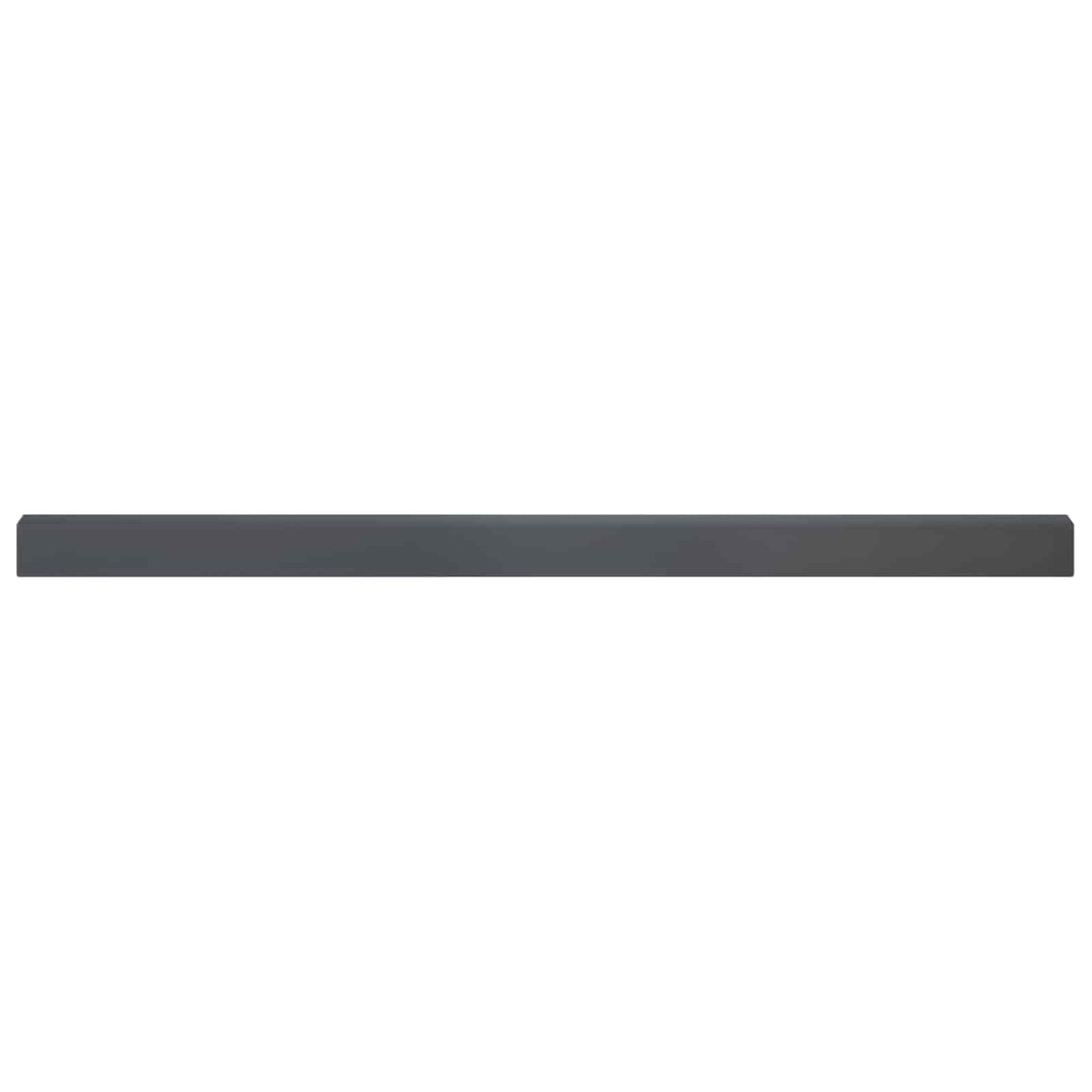 Garden Cover Profile 2 pcs 100 x 5 x 5 cm Steel Anthracite