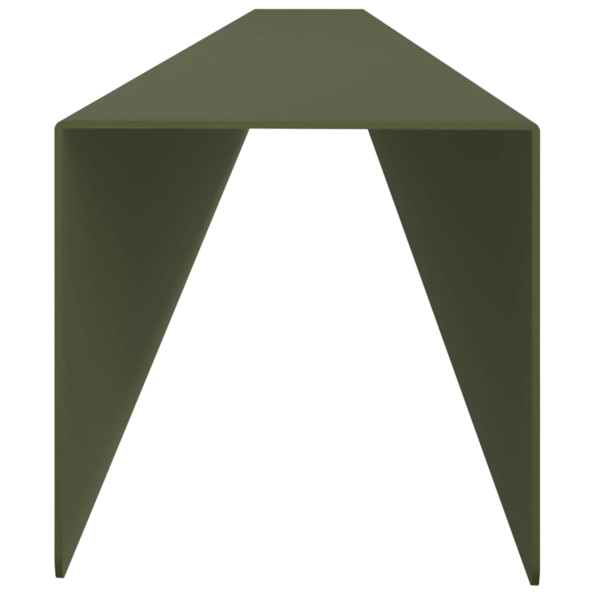 Garden Cover Profile 10 pcs 100 x 5 x 5 cm Steel Olive Green