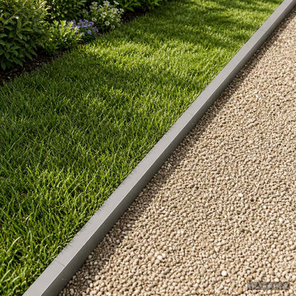 Garden Cover Profile 2 pcs 100 x 5 x 5 cm Stainless Steel