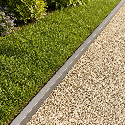 Garden Cover Profile 10 pcs 100 x 5 x 5 cm Stainless Steel