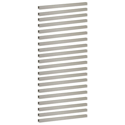 Garden Cover Profile 20 pcs 100 x 5 x 5 cm Stainless Steel