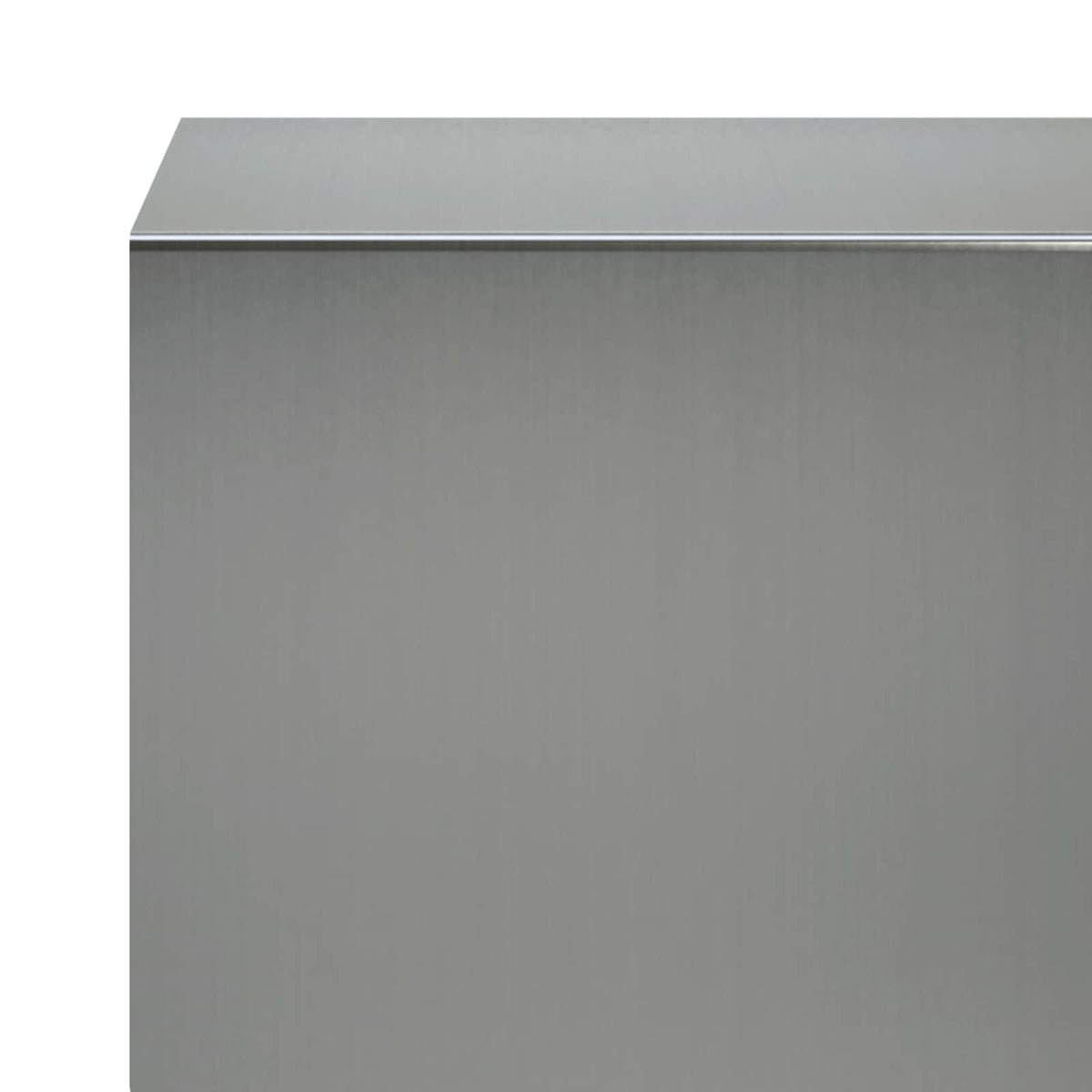 Garden Cover Profile 2 pcs 100 x 5 x 5 cm Galvanised Steel