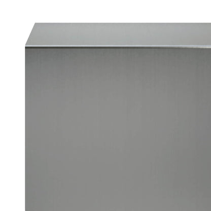 Garden Cover Profile 2 pcs 100 x 5 x 5 cm Galvanised Steel