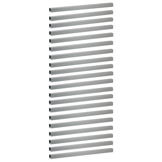 Garden Cover Profile 20 pcs 100 x 5 x 5 cm Galvanised Steel