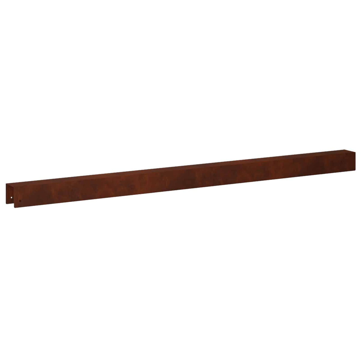 Garden Cover Profile 2 pcs 100 x 5 x 5 cm Weathering Steel