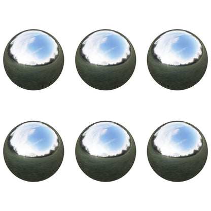 Mirror Ball 6 pcs Ø 7.5 cm Silver Stainless Steel 201