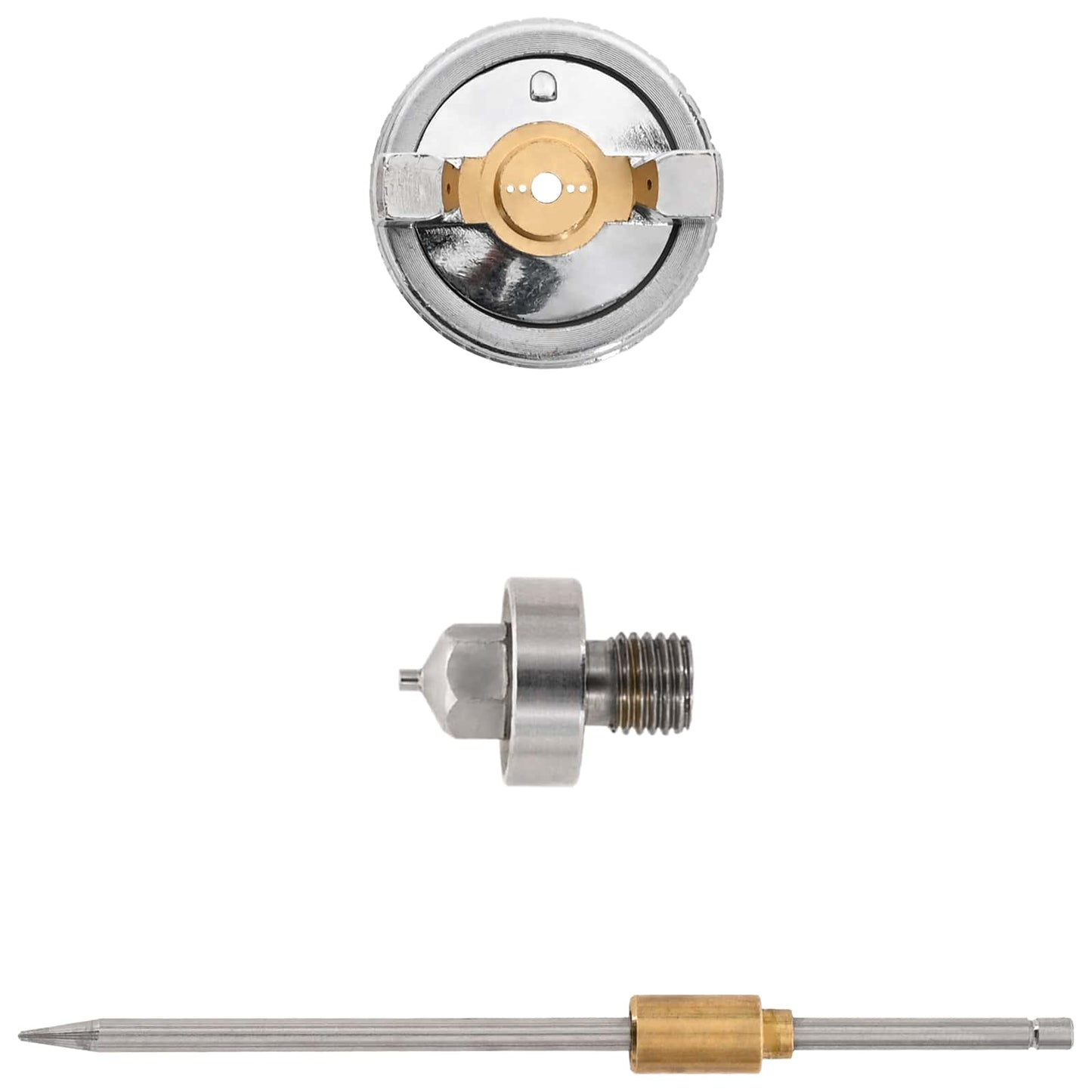 HVLP Spray Gun Nozzle 1 mm Nozzle Silver Stainless Steel