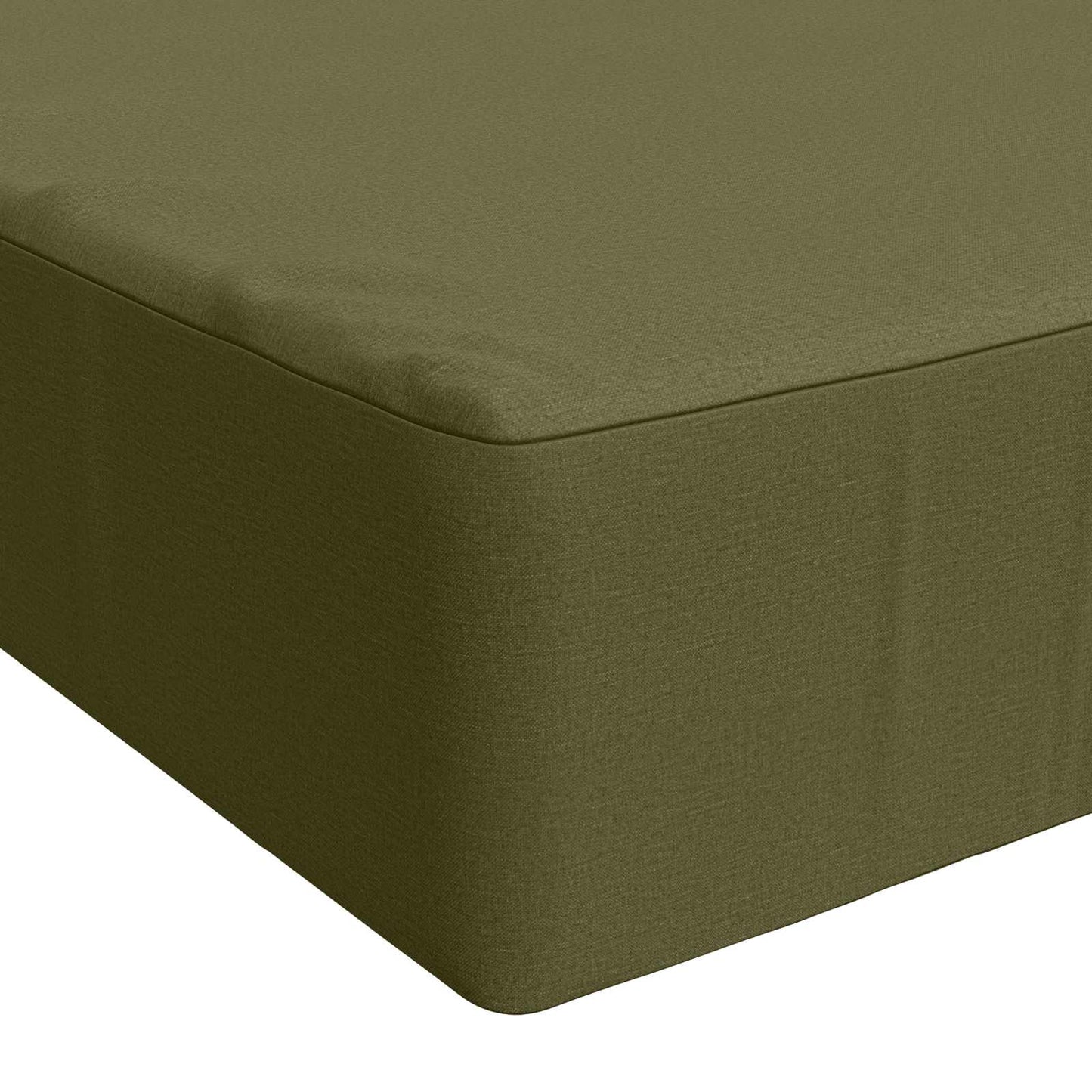 Seat Cushion SOEST 100% Polyester Olive green 120 x 80 x 15 cm