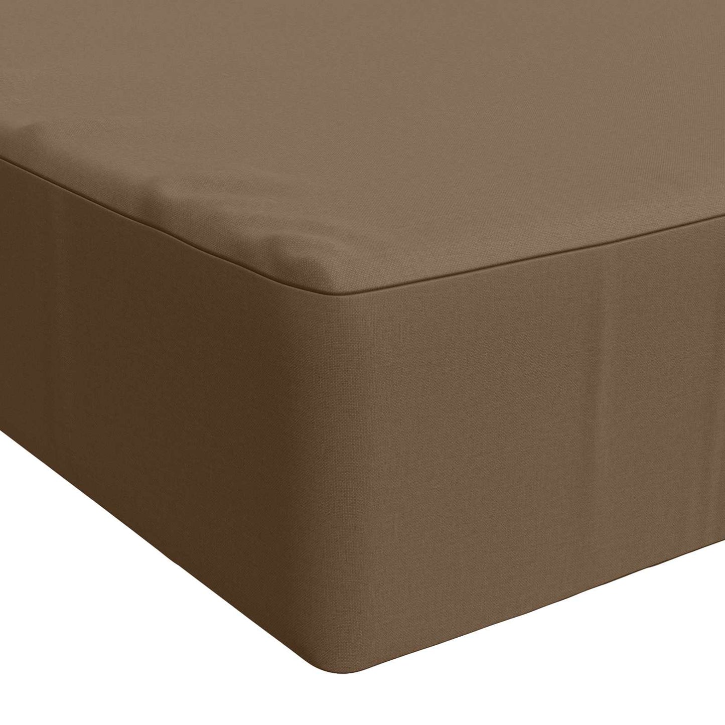 Seat Cushion SOEST 100% Polyester Taupe 120 x 80 x 15 cm