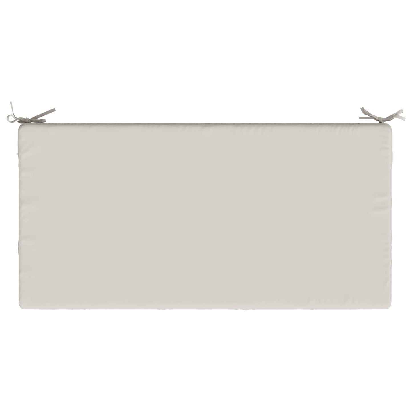 Seat Cushion SOEST 100% Polyester White 120 x 80 x 15 cm