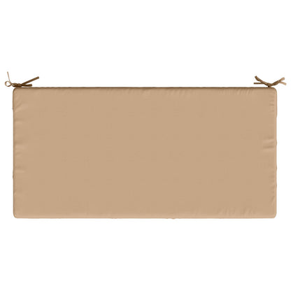 Seat Cushion SOEST 100% Polyester Sand 120 x 80 x 15 cm