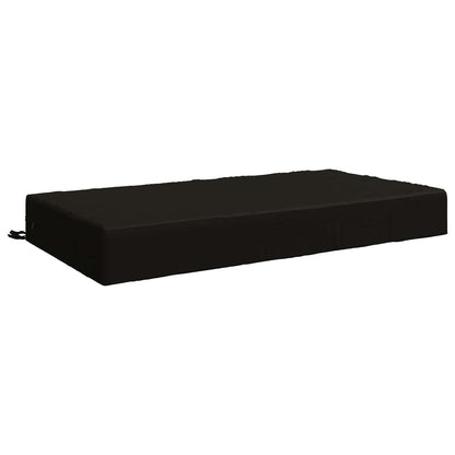 Seat Cushion SOEST 100% Polyester Black 120 x 80 x 15 cm