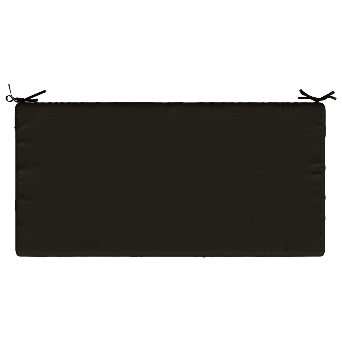 Seat Cushion SOEST 100% Polyester Black 120 x 80 x 15 cm