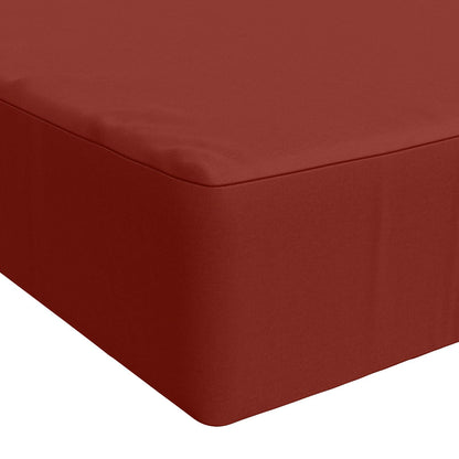 Seat Cushion SOEST 100% Polyester Red 120 x 80 x 15 cm