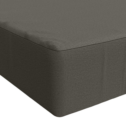 Seat Cushion SOEST 100% Polyester Grey 120 x 80 x 15 cm