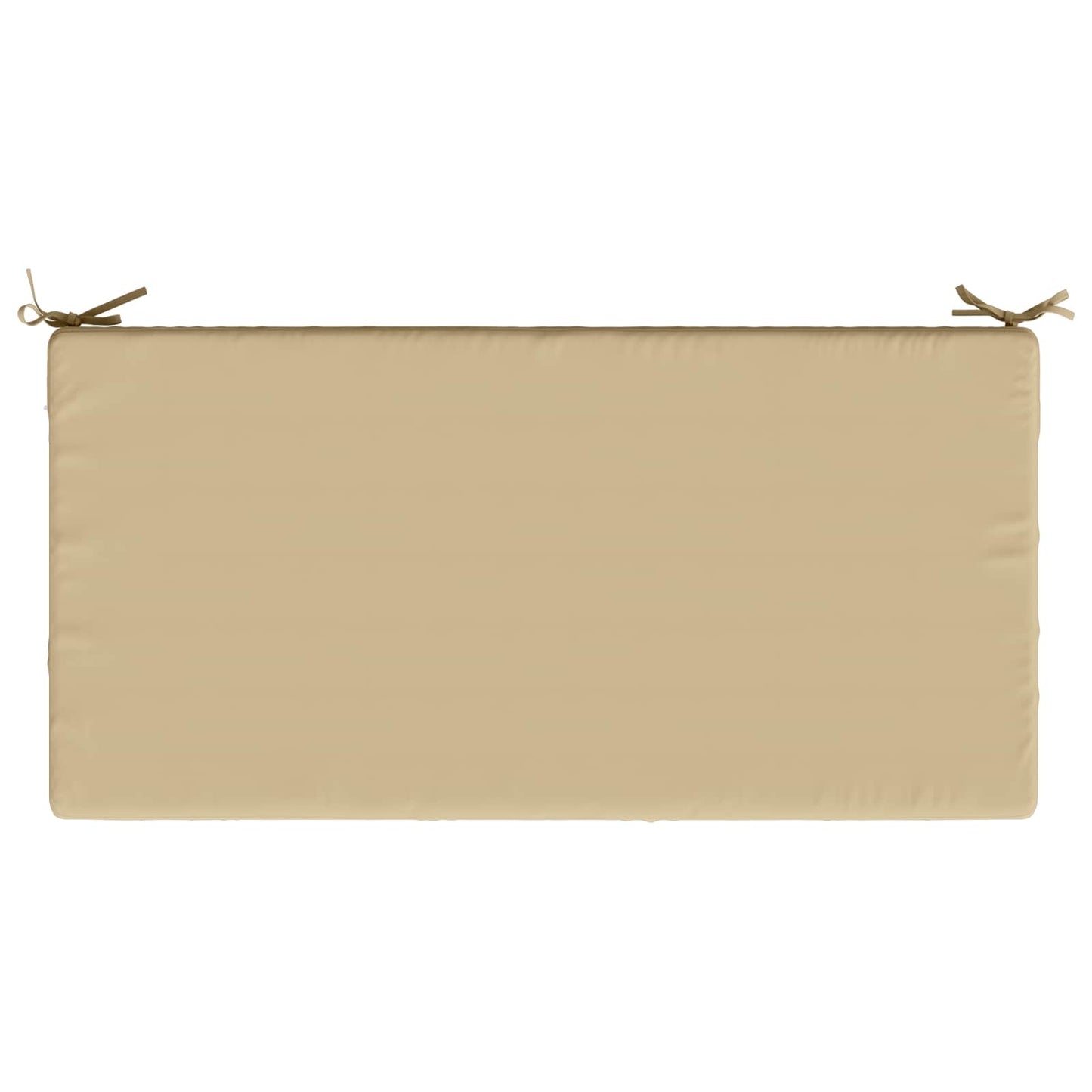 Seat Cushion SOEST 100% Polyester Beige 120 x 80 x 15 cm
