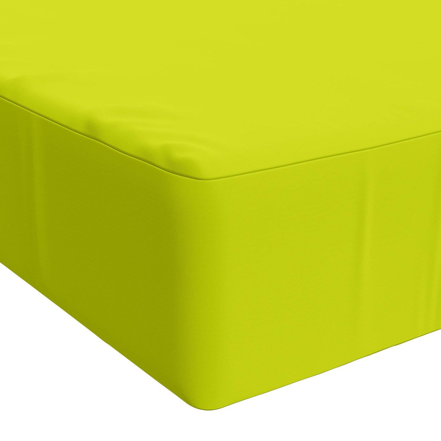 Seat Cushion SOEST 100% Polyester Bright green 120 x 80 x 15 cm