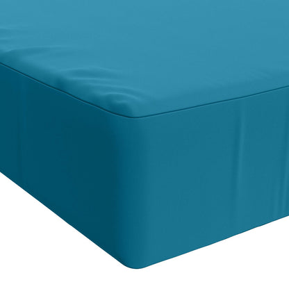 Seat Cushion SOEST 100% Polyester Light blue 120 x 80 x 15 cm