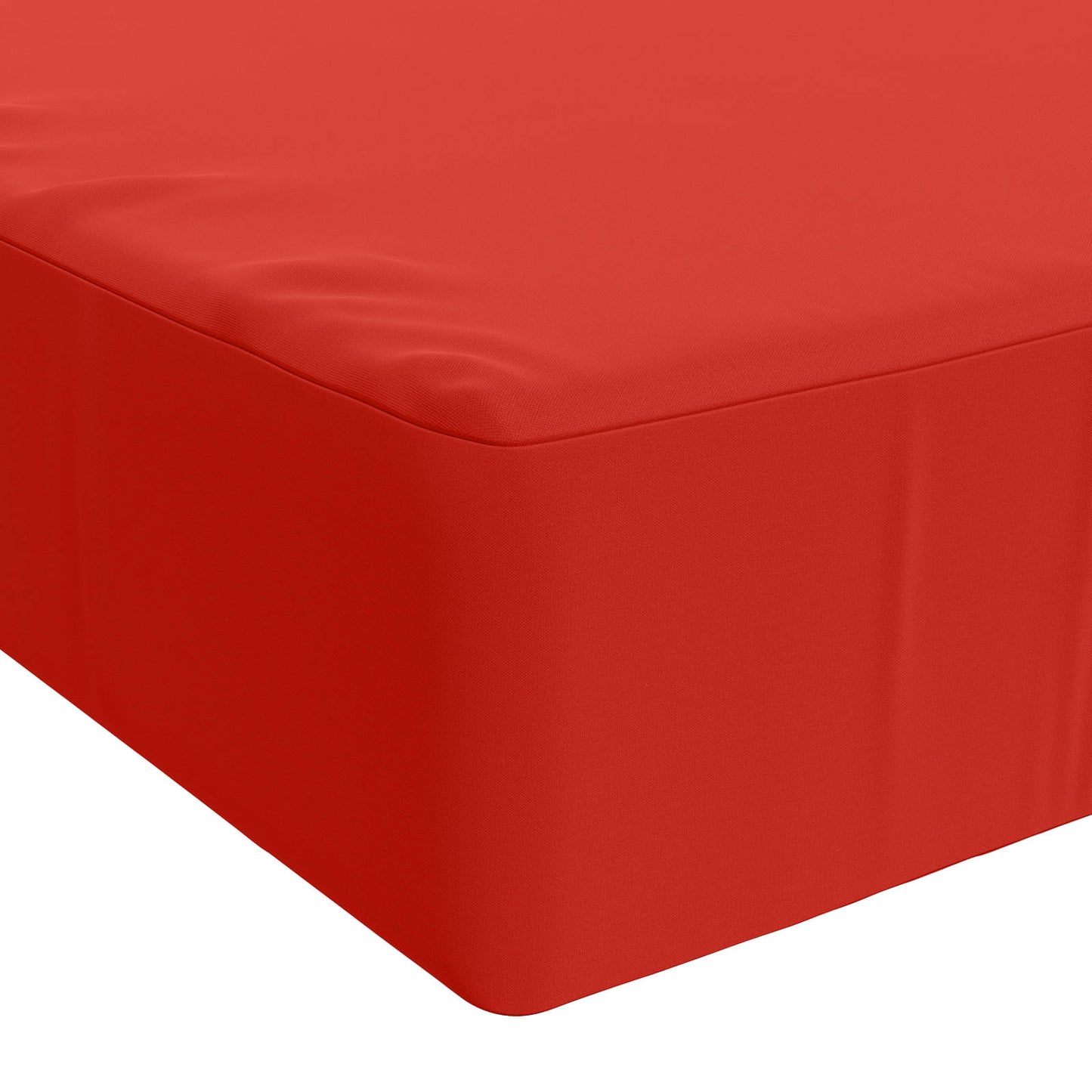 Seat Cushion SOEST 100% Polyester Red 120 x 80 x 15 cm