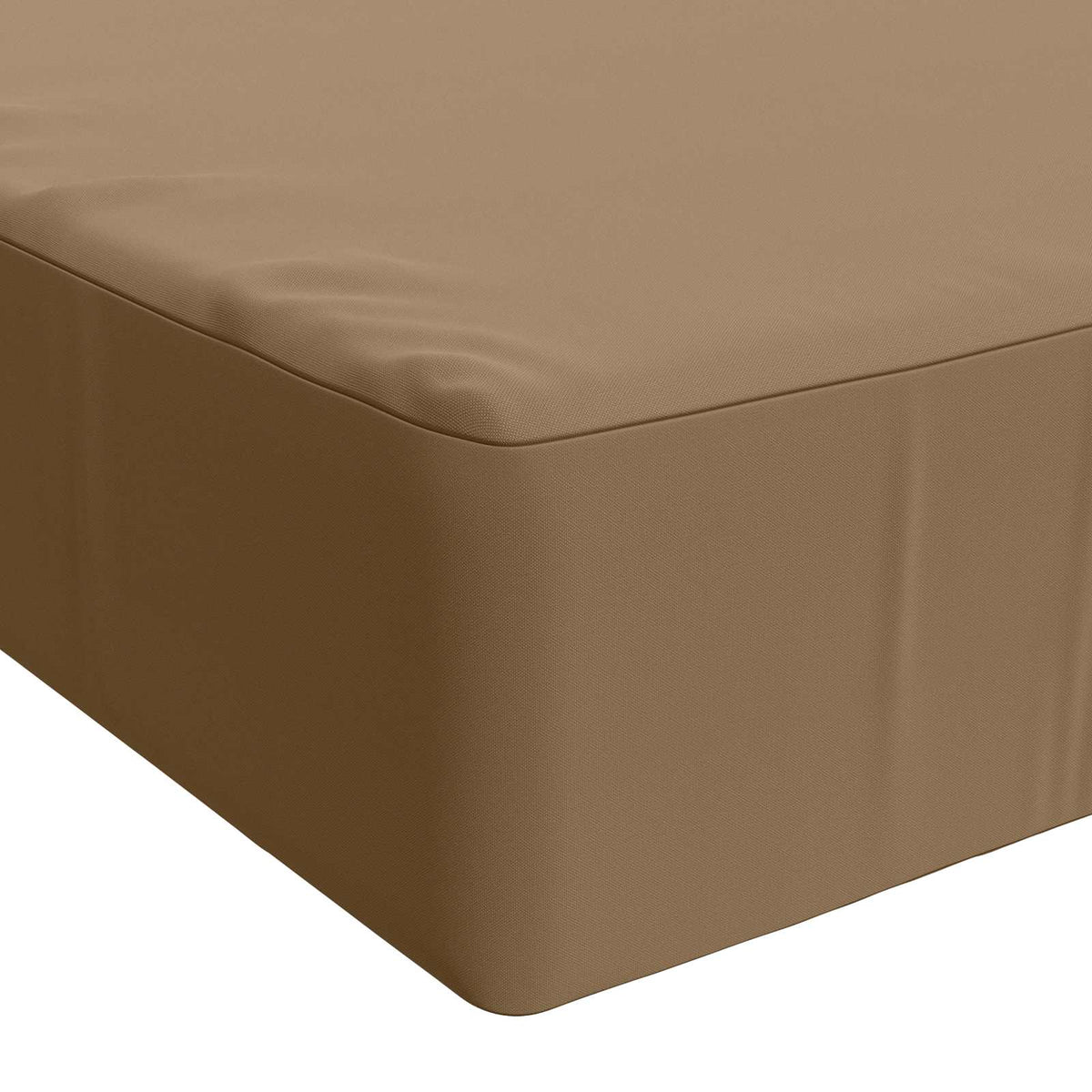Seat Cushion SOEST 100% Polyester Taupe 120 x 80 x 15 cm