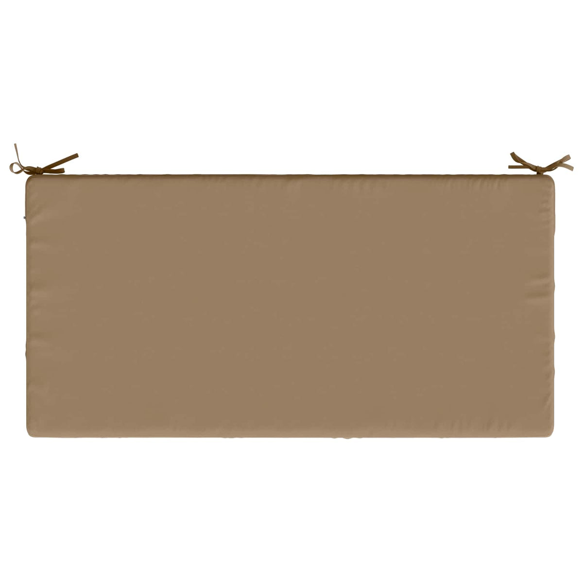 Seat Cushion SOEST 100% Polyester Taupe 120 x 80 x 15 cm