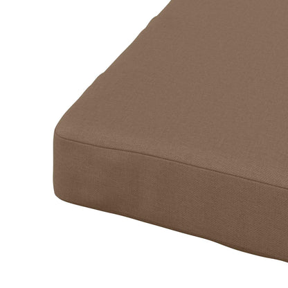 4-Piece Seat Cushions SOEST 4 pcs 100% Polyester Taupe