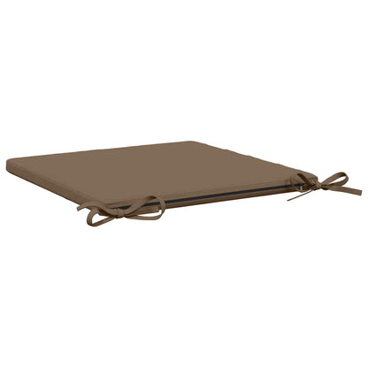 4-Piece Seat Cushions SOEST 4 pcs 100% Polyester Taupe
