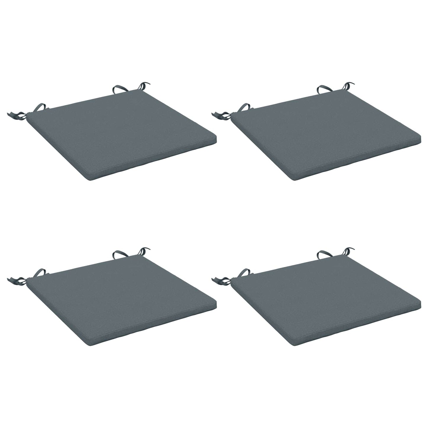 4-Piece Seat Cushions SOEST 4 pcs 100% Polyester Blue