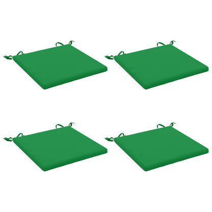 4-Piece Seat Cushions SOEST 4 pcs 100% Polyester Green