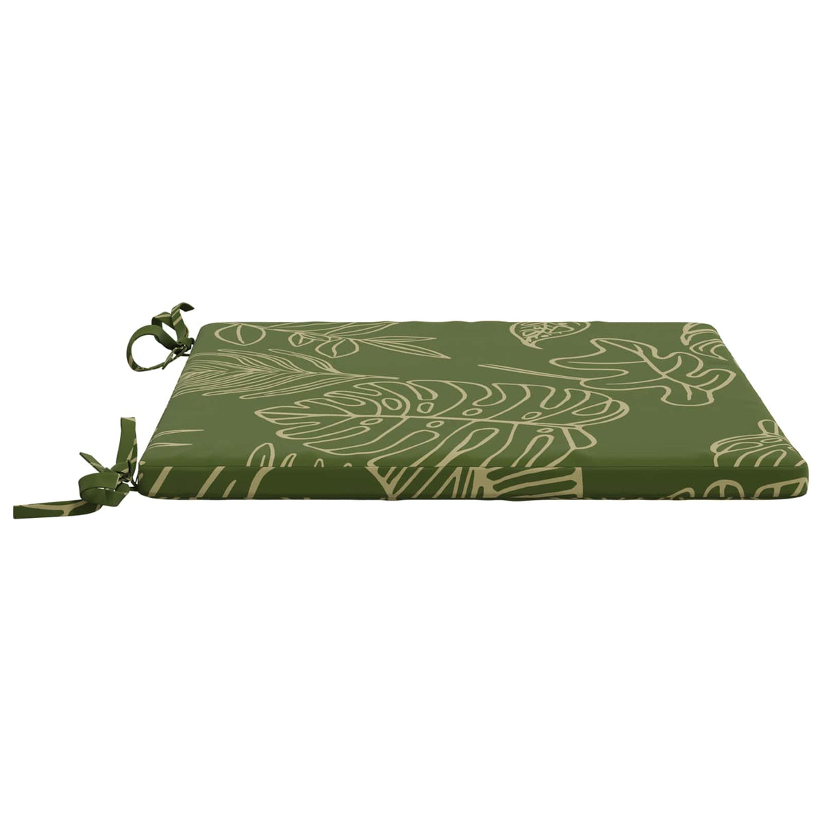 4-Piece Seat Cushions SOEST 4 pcs 100% Polyester Leaf Design