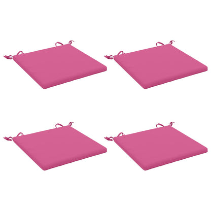 4-Piece Seat Cushions SOEST 4 pcs 100% Polyester Pink