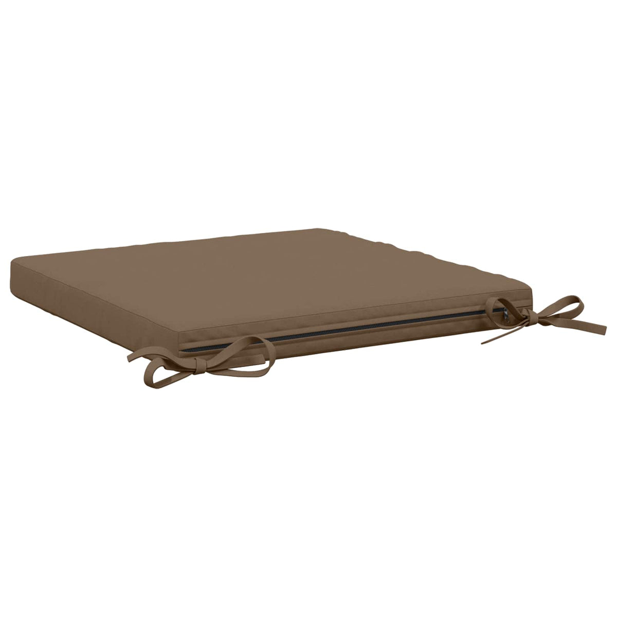 4-Piece Seat Cushions SOEST 4 pcs 100% Polyester Taupe