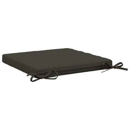 4-Piece Seat Cushions SOEST 4 pcs 100% Polyester Anthracite