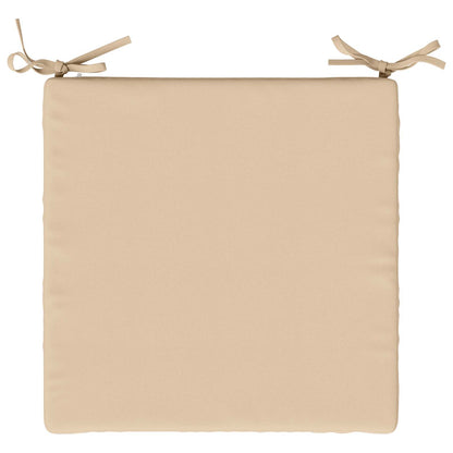 4-Piece Seat Cushions SOEST 4 pcs 100% Polyester Cream