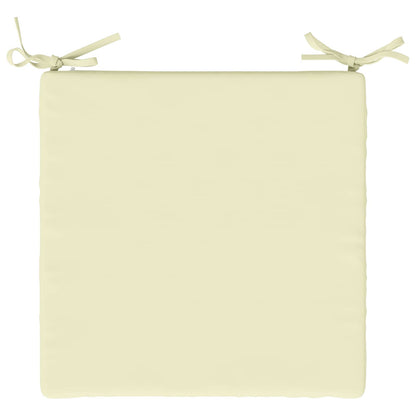 4-Piece Seat Cushions SOEST 4 pcs 100% Polyester Cream
