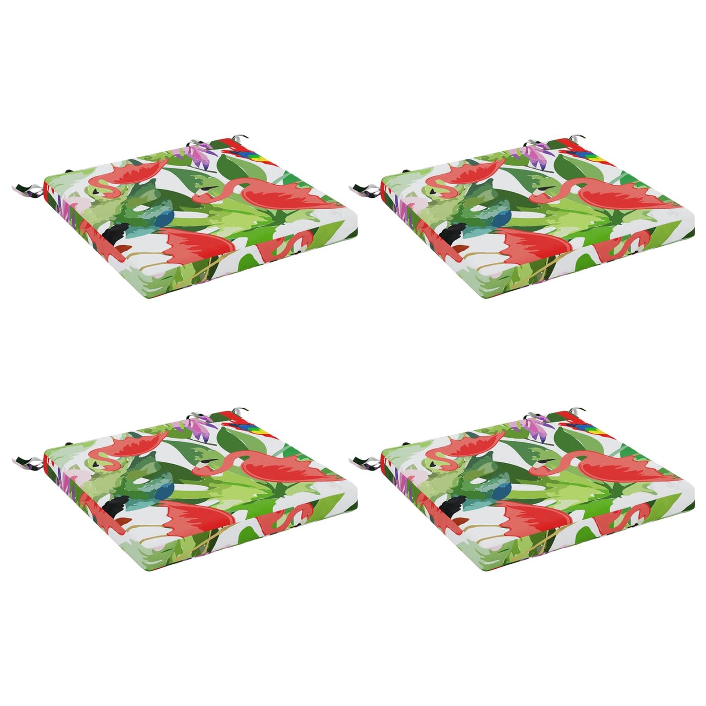 4-Piece Seat Cushions SOEST 4 pcs 100% Polyester Multicolour