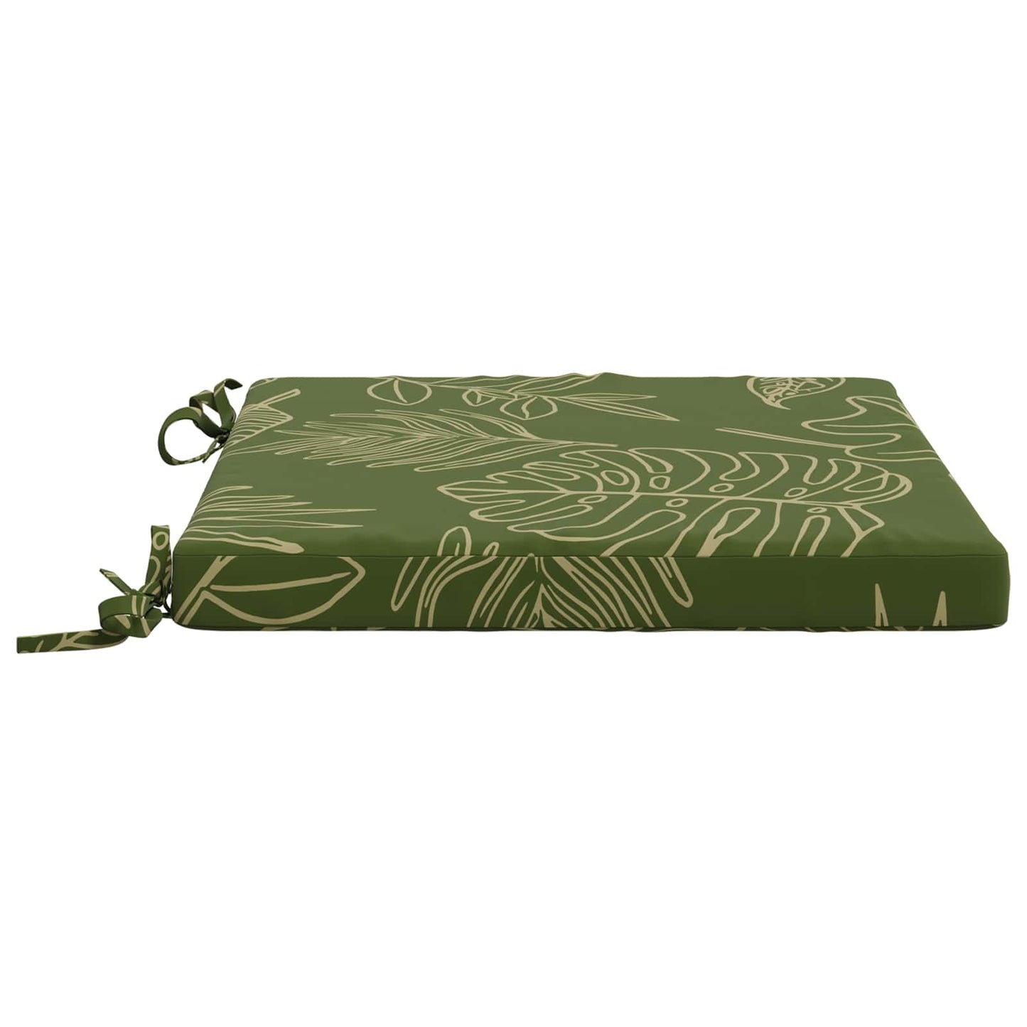 4-Piece Seat Cushions SOEST 4 pcs 100% Polyester Leaf Design