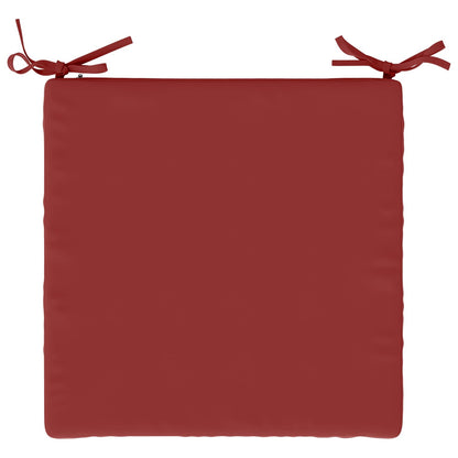 4-Piece Seat Cushions SOEST 4 pcs 100% Polyester Wine Red