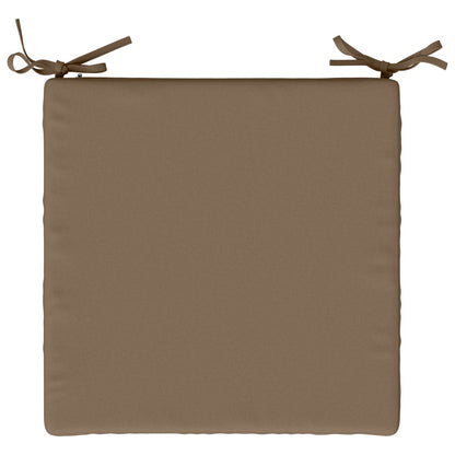 4-Piece Seat Cushions SOEST 4 pcs 100% Polyester Taupe