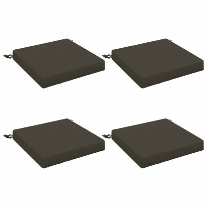 4-Piece Seat Cushions SOEST 4 pcs 100% Polyester Anthracite