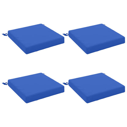 4-Piece Seat Cushions SOEST 4 pcs 100% Polyester Royal Blue